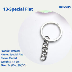 Special Flat Keychain Ring
