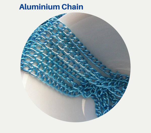 Blue Colour Aluminium Chain