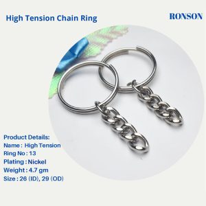 High Tension Keychain ring 13 No