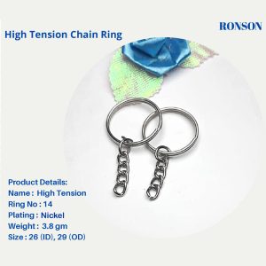 High Tension Keychain Ring 14