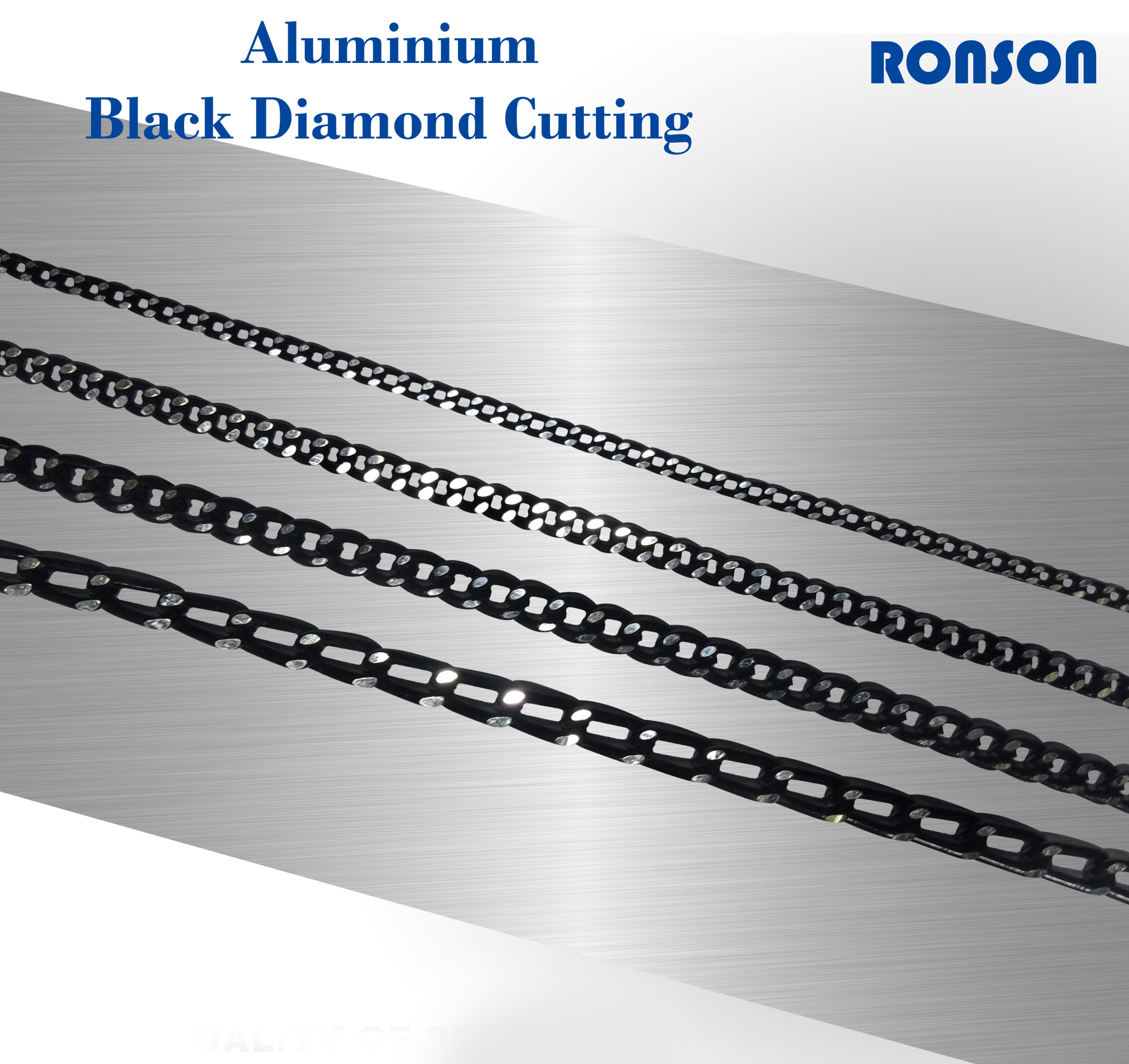 Black Diamond Cutting Aluminium Chain