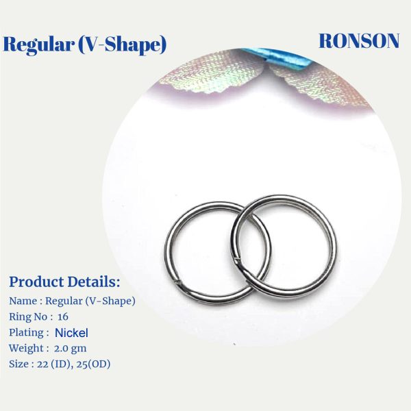 regular v shape keyring