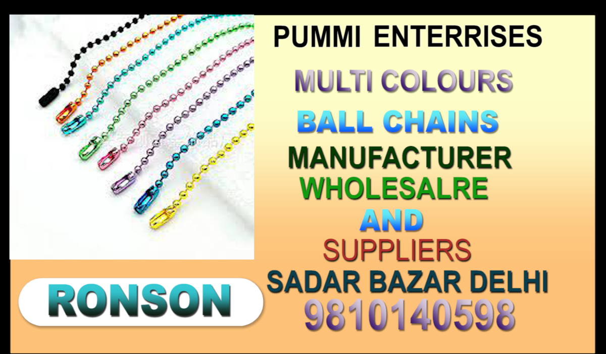 MULTI COLOURS BALL CHAINS SUPPLERS IN BULK QUANTITY